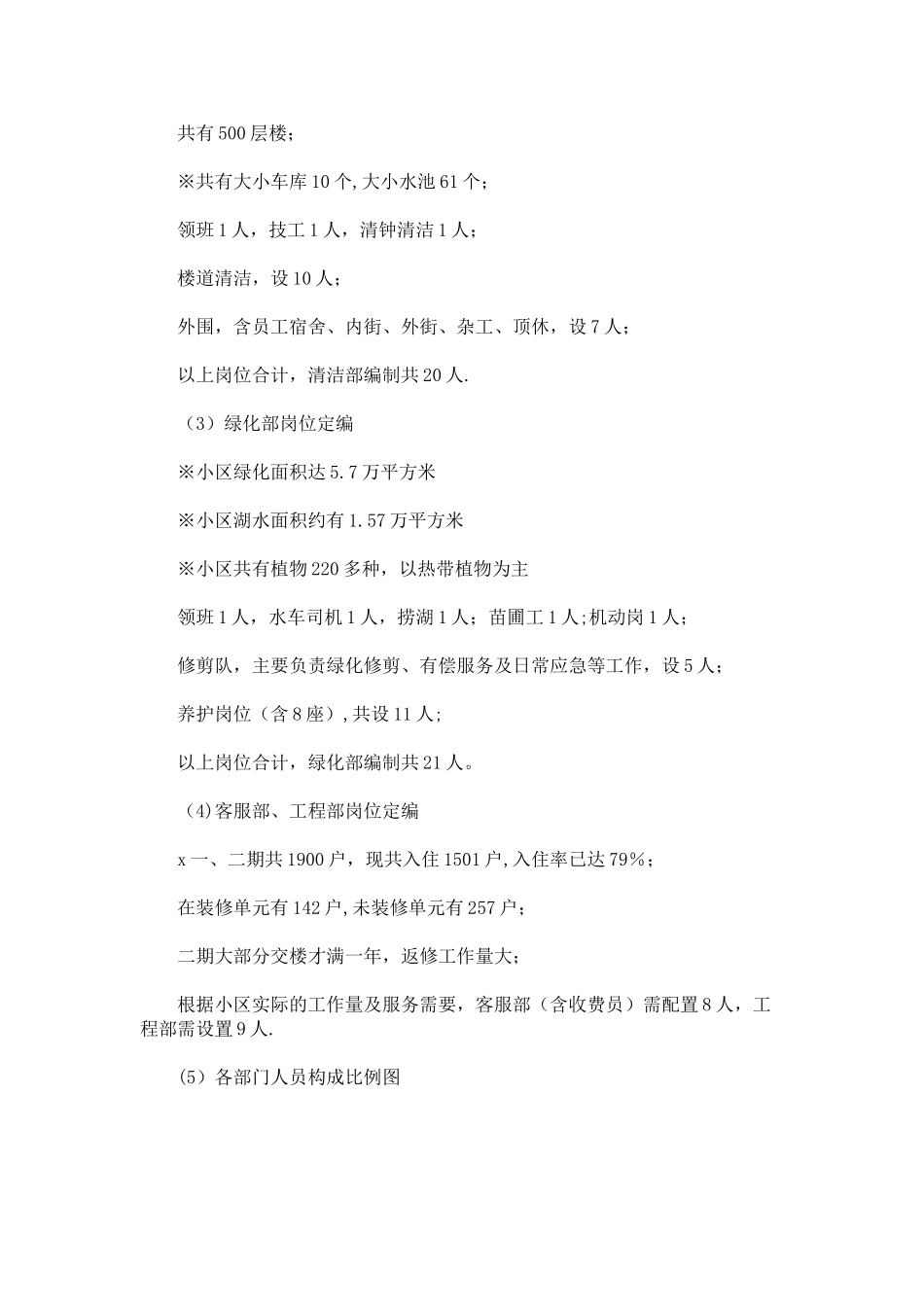 物业公司经营分析报告标准范本_第2页