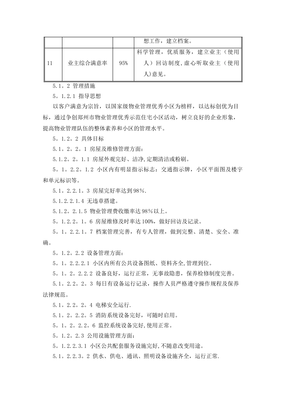 物业日常管理服务工作方案_第2页
