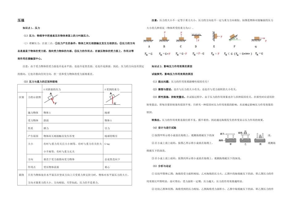 2025年新人教八年级下册物理内能知识点全面总结_第1页