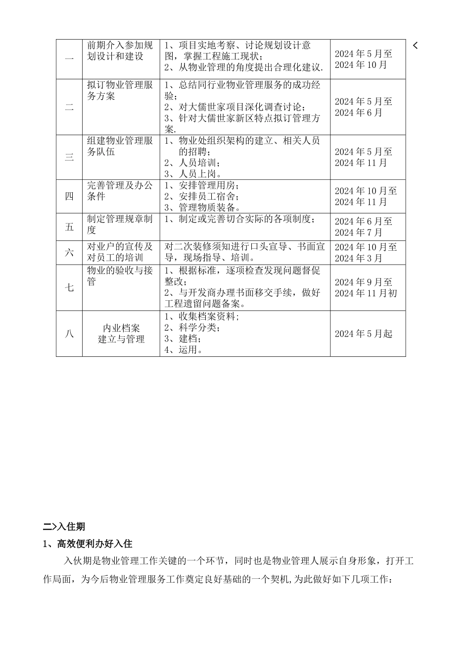 物业管理工作计划思路-_第2页