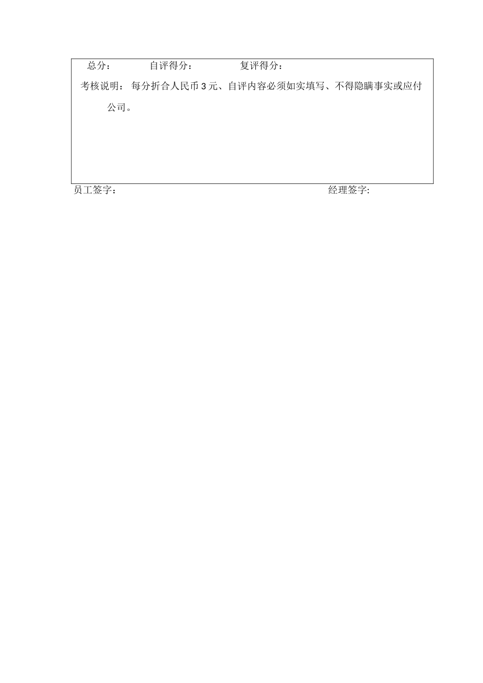物业维修工绩效考核表_第3页
