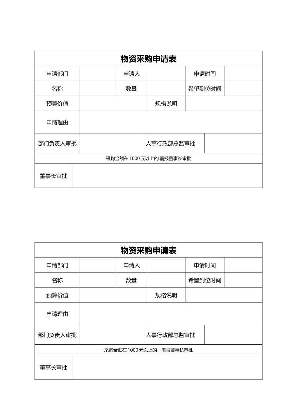 物品报废申请表_第2页