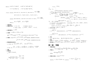 2025年专转本数学知识点