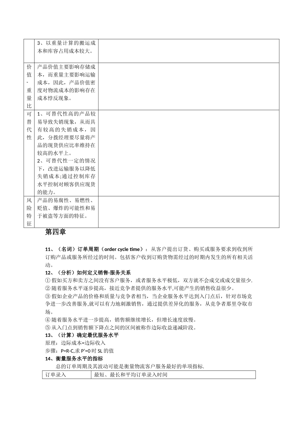 物流与供应链管理知识点整理_第3页