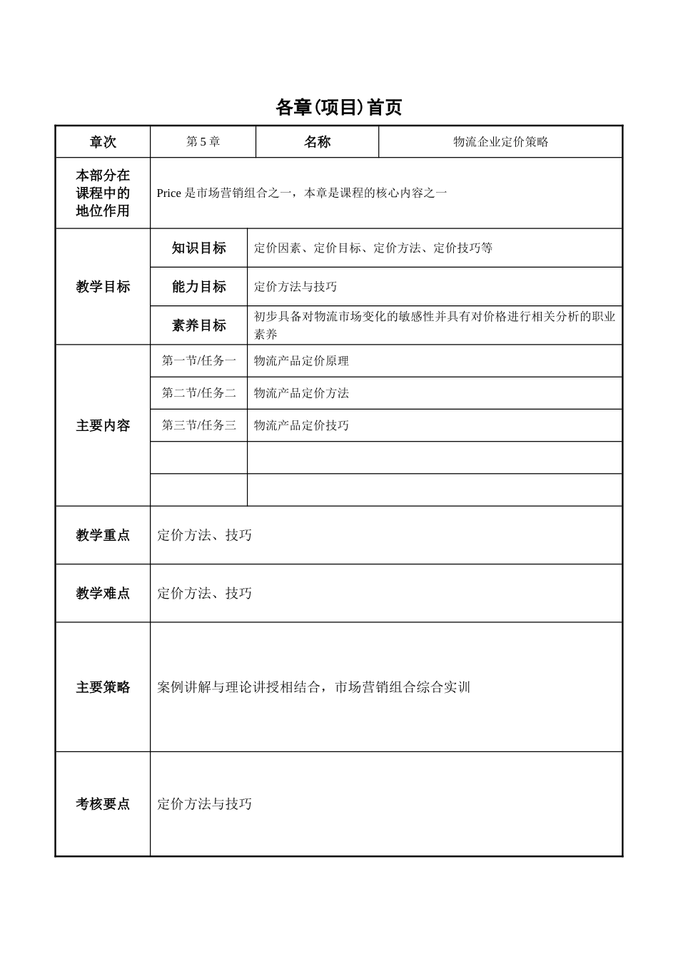 物流市场营销学教案_第2页