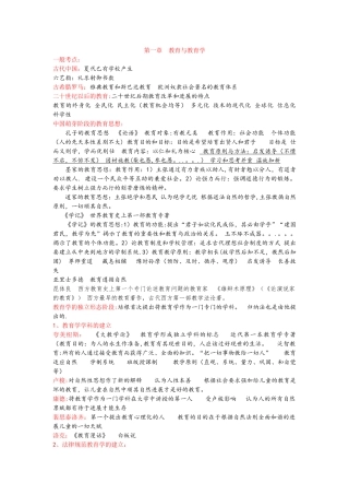 特岗教师知识点总结