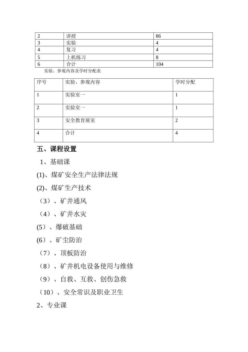 特殊工种培训教学计划_第3页