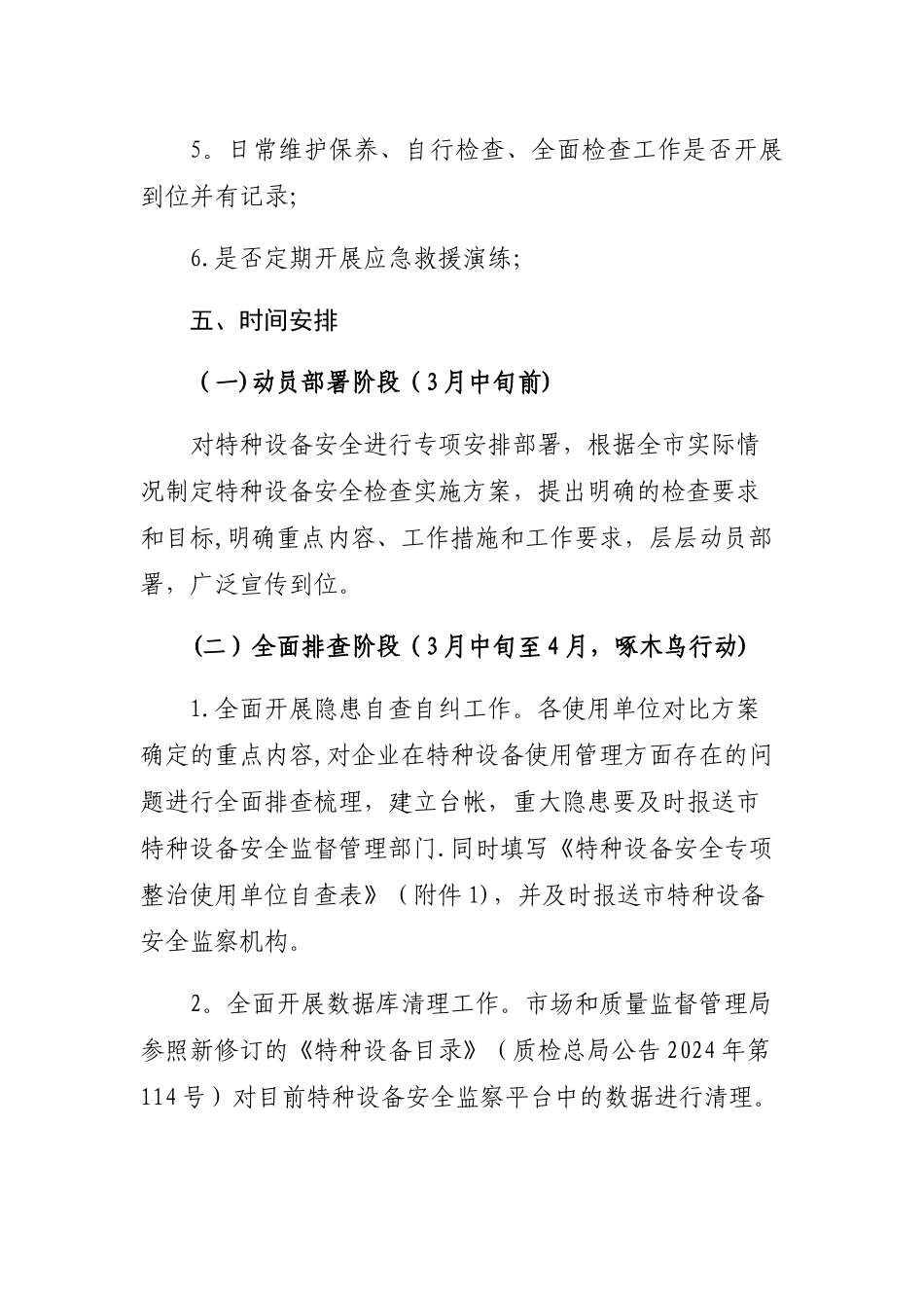 特种设备专项整治工作方案_第3页