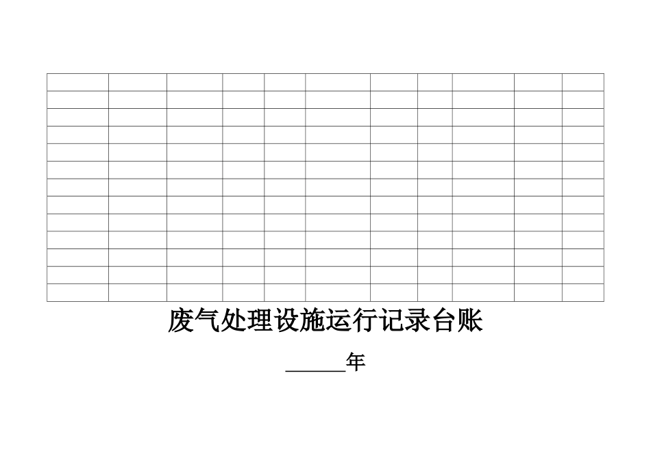 环保管理台账_第3页
