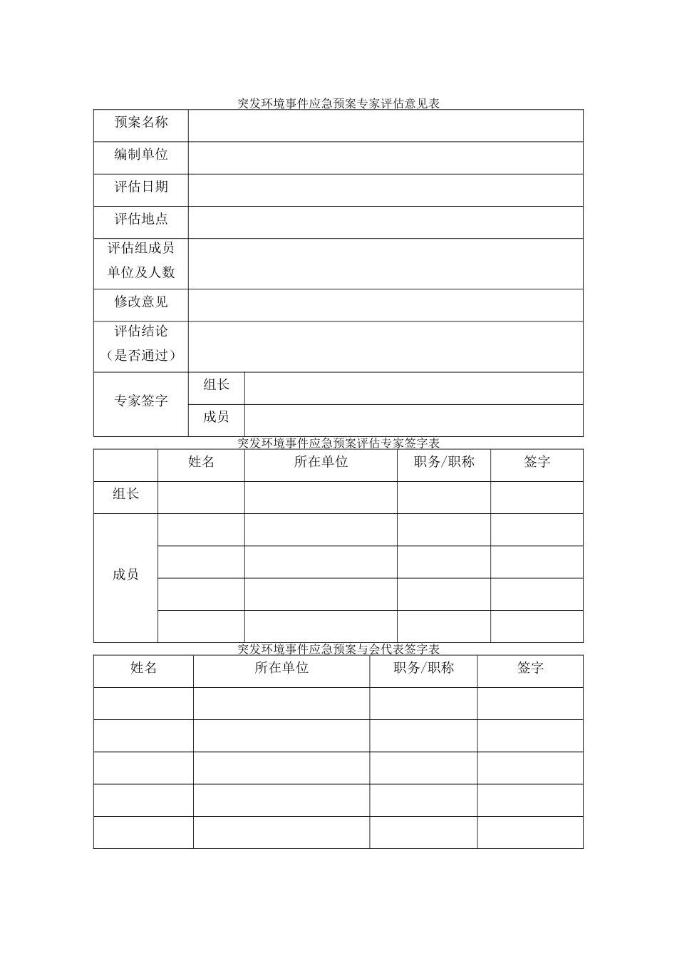 环境应急预案打分表_第3页