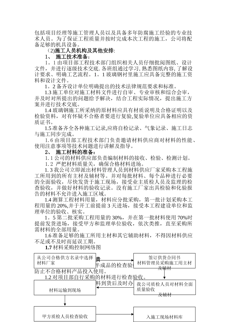 环氧玻璃钢循环水池衬里施工方案_第2页