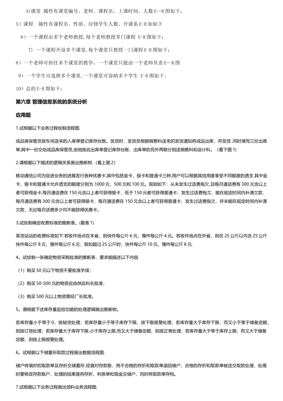 现代企业管理信息系统实践考核真题精髓版_第2页