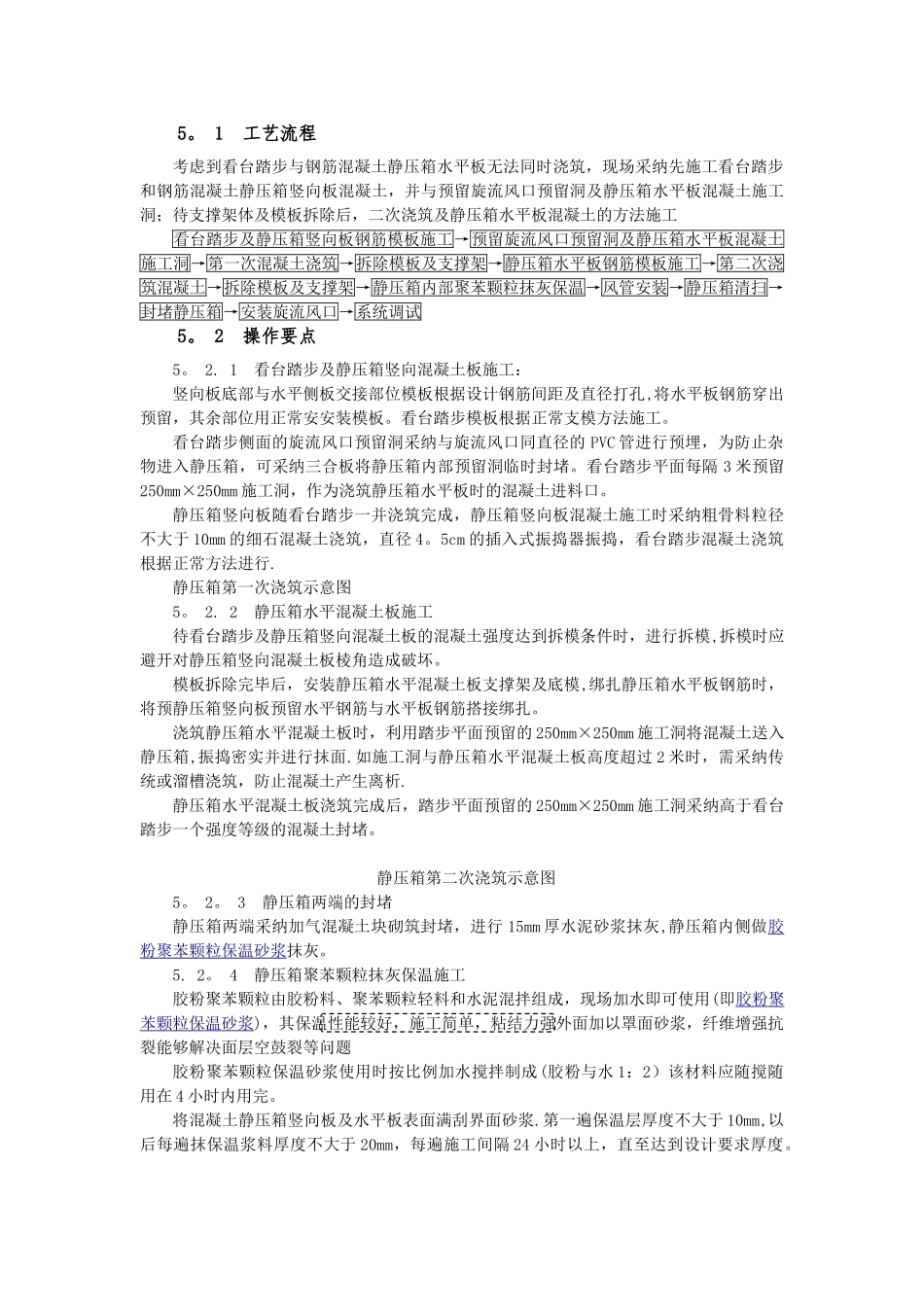 现浇钢筋混凝土送风静压箱施工工法_第2页