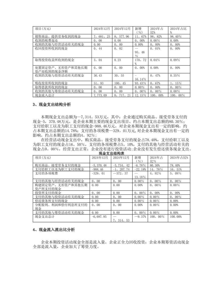 现金流量表分析报告_第2页