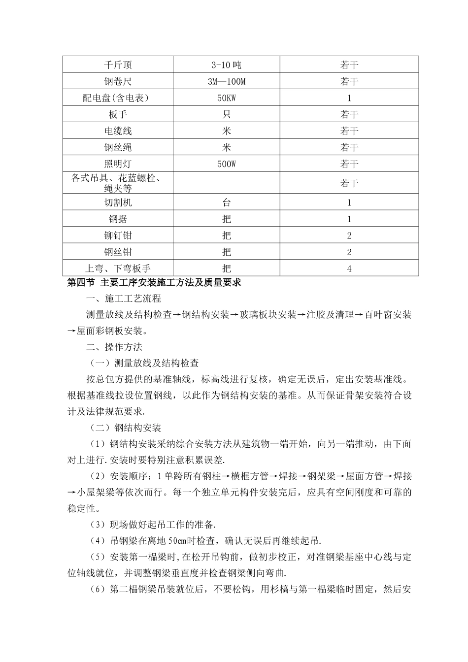 玻璃采光顶安装工程施工_第3页