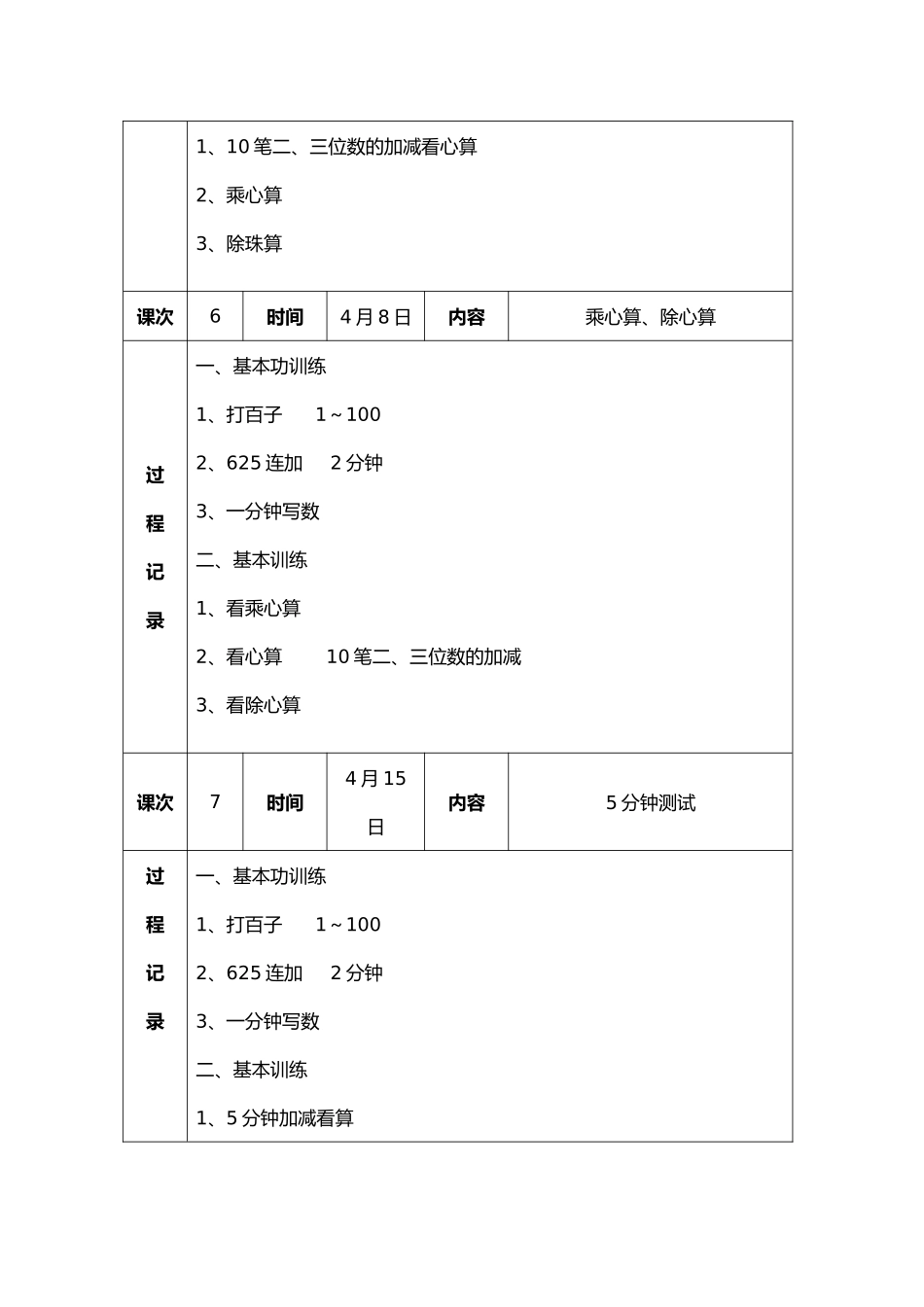 珠心算内容记录表1_第3页