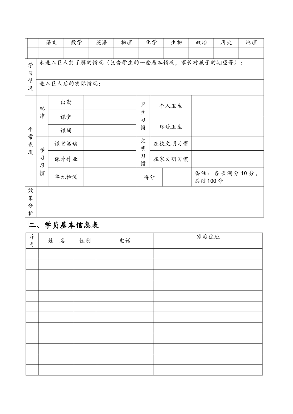 班级管理工作手册_第3页