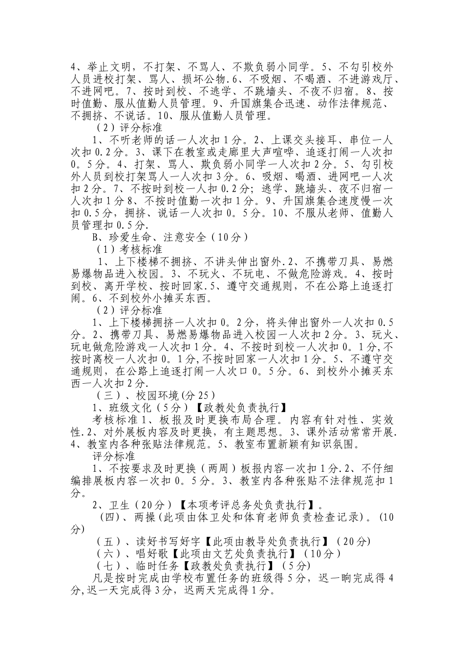 班级量化考核办法_第2页