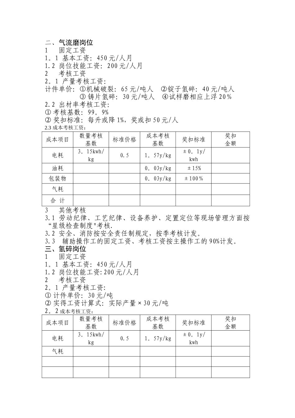 生产作业岗位计件工资制管理办法_第3页