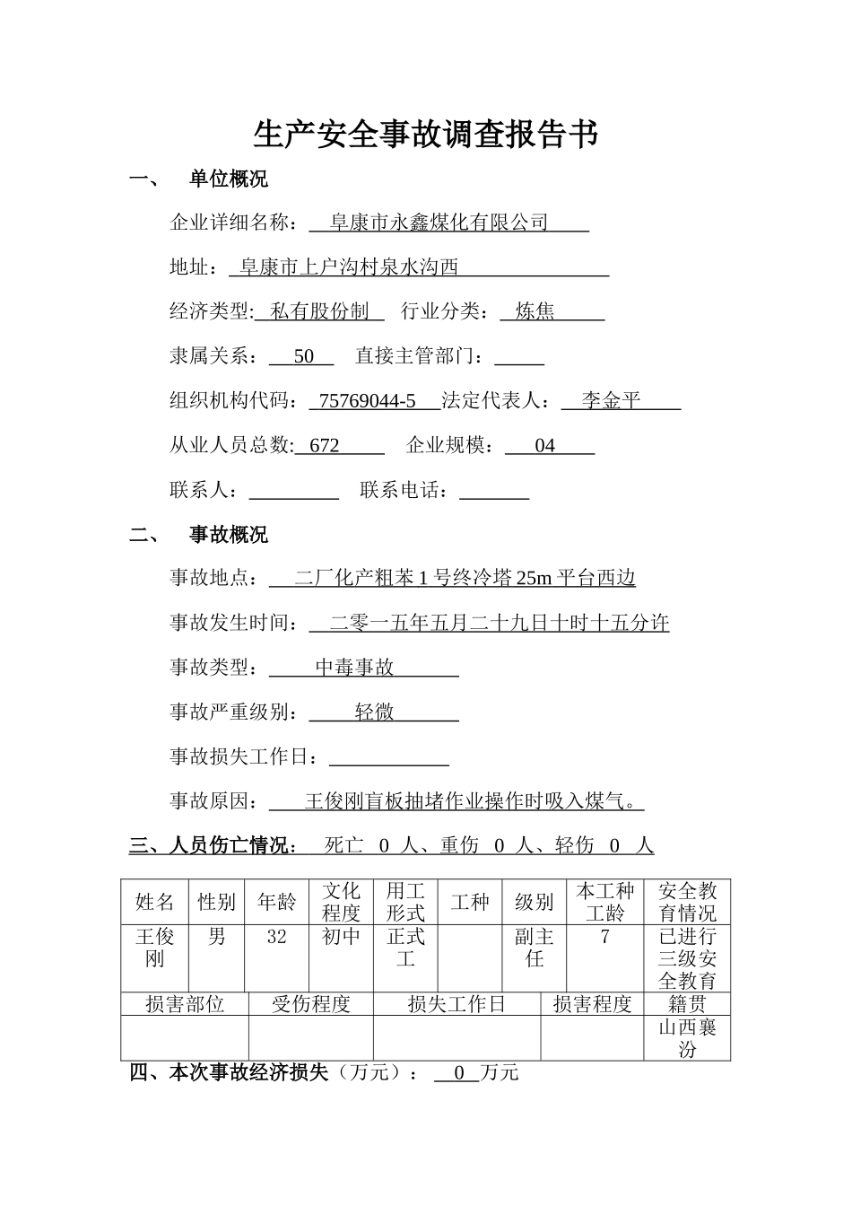 生产安全事故调查报告书_第2页