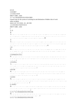 生产安全事故隐患排查治理体系通则