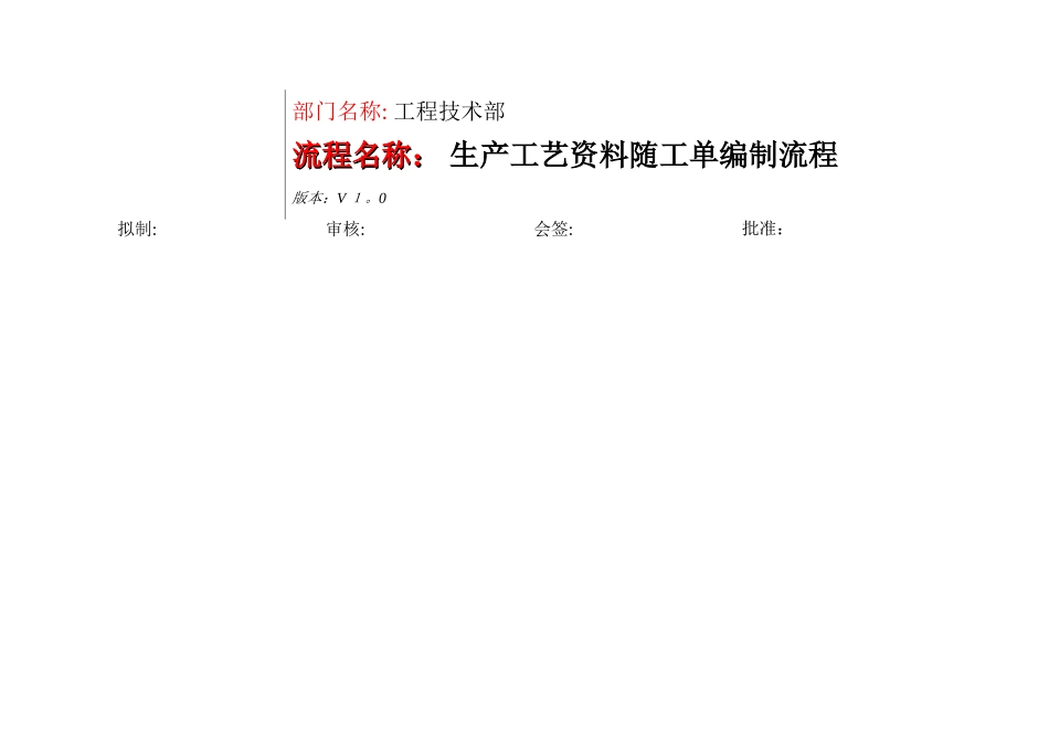 生产工艺资料随工单编制流程描述_第1页