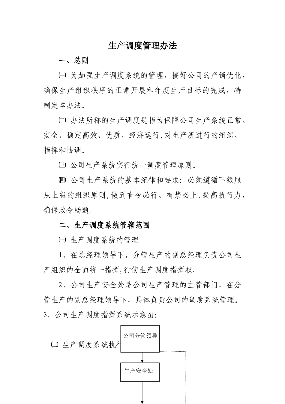 生产调度管理办法_第1页