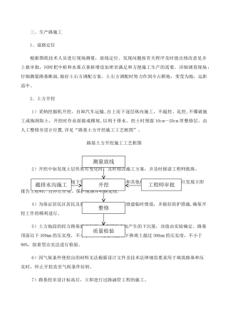 生产路施工方案