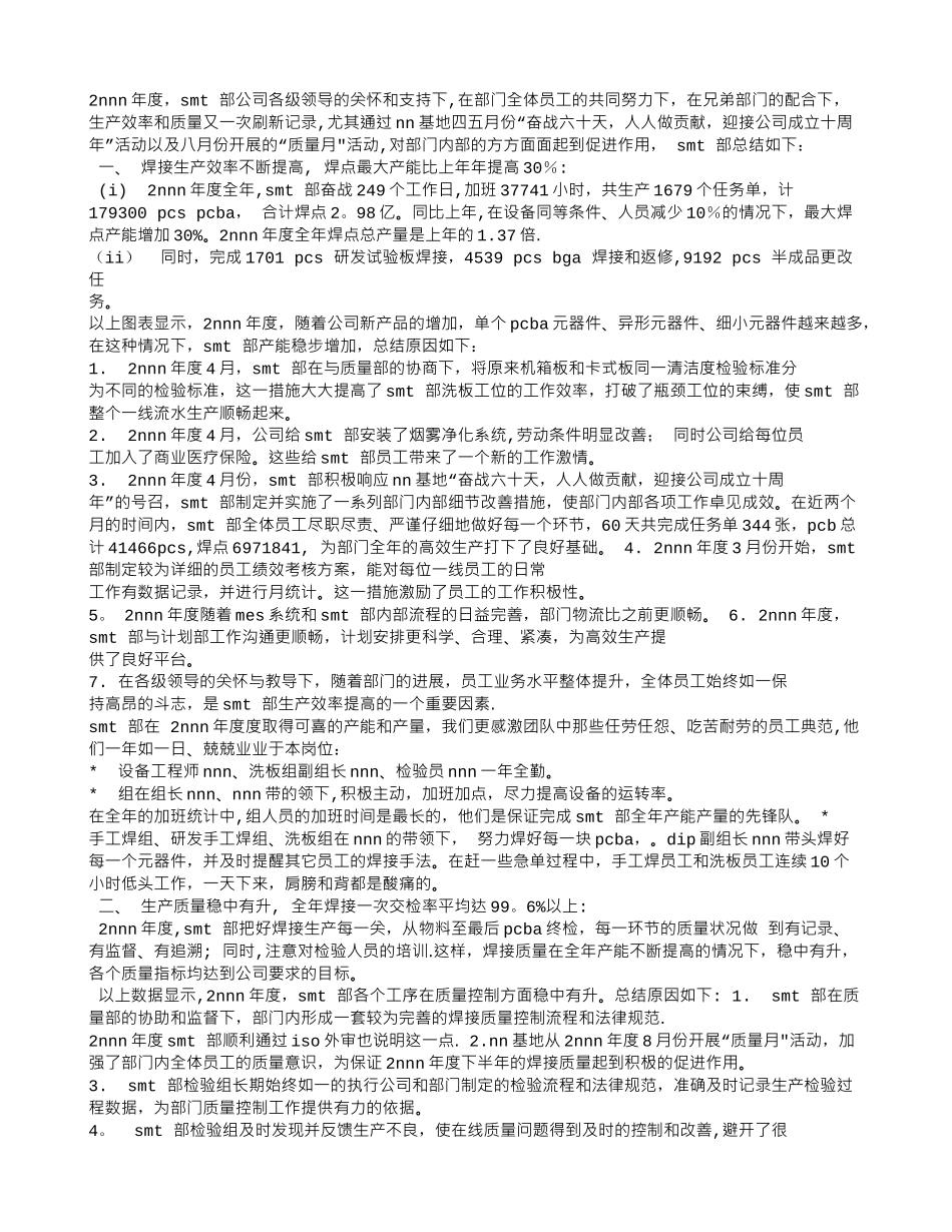 生产部工作总结PPT模板_第2页