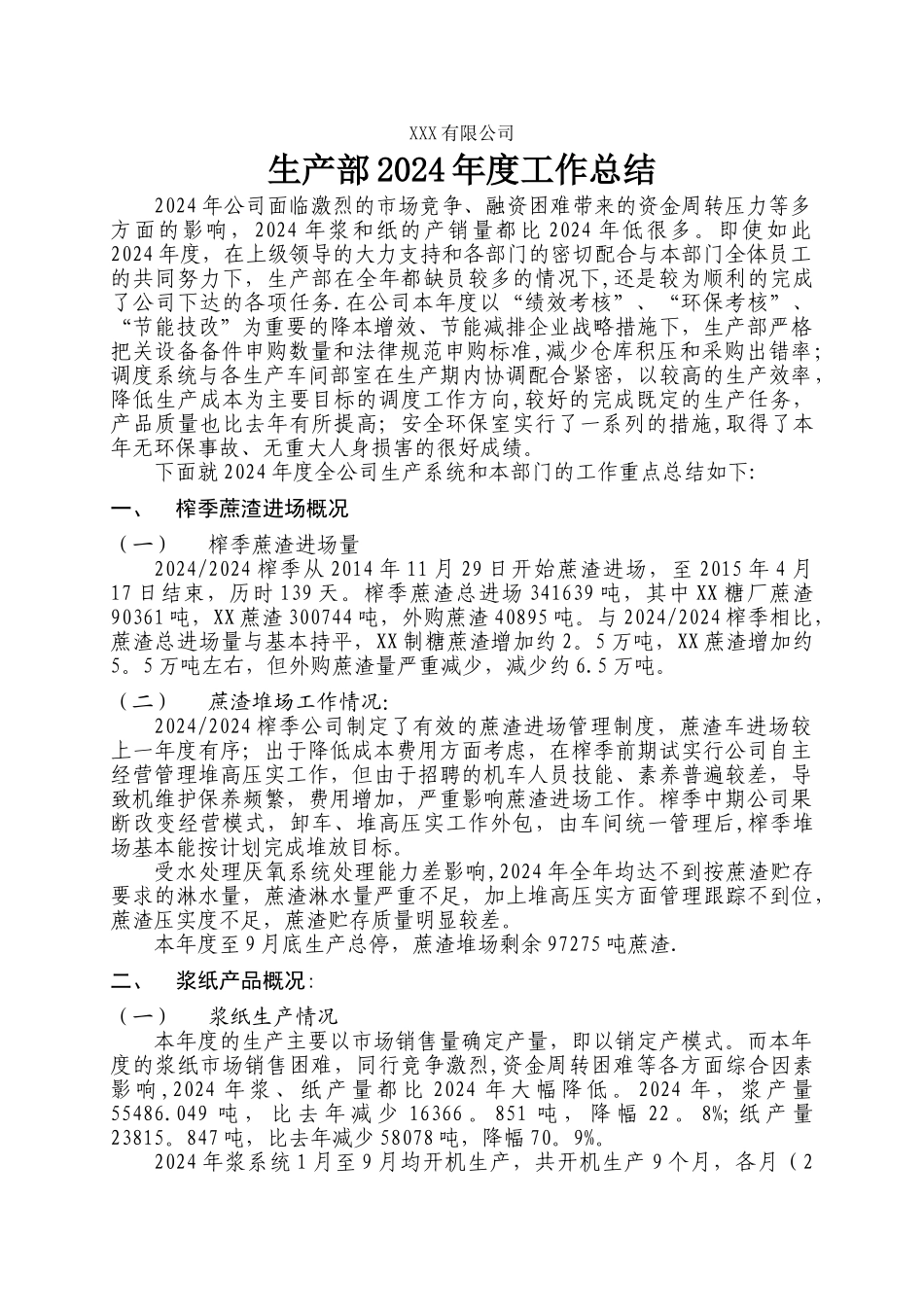 生产部年度工作总结_第1页