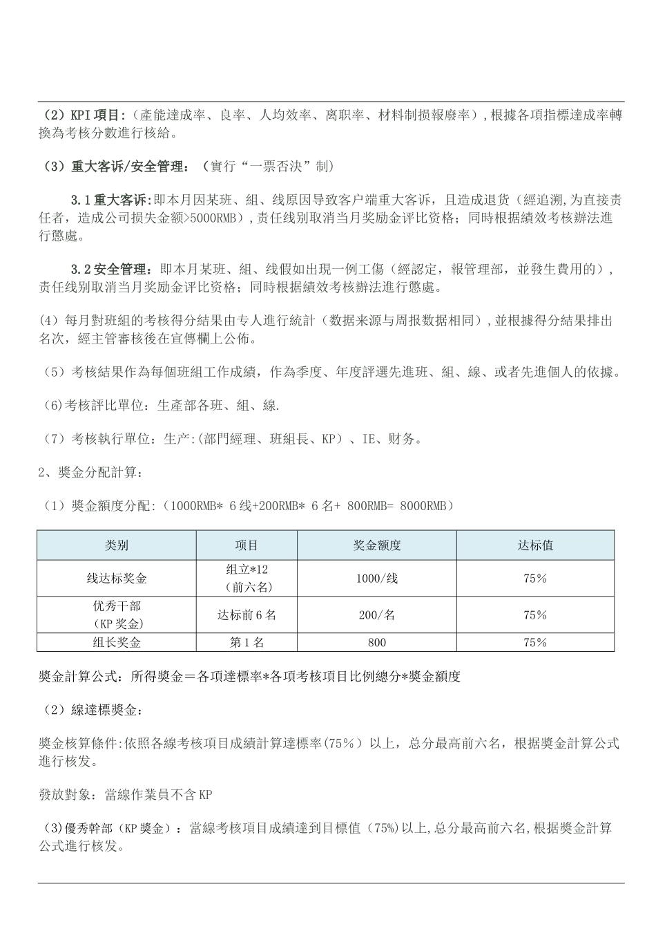 生产部奖金分配方案_第2页