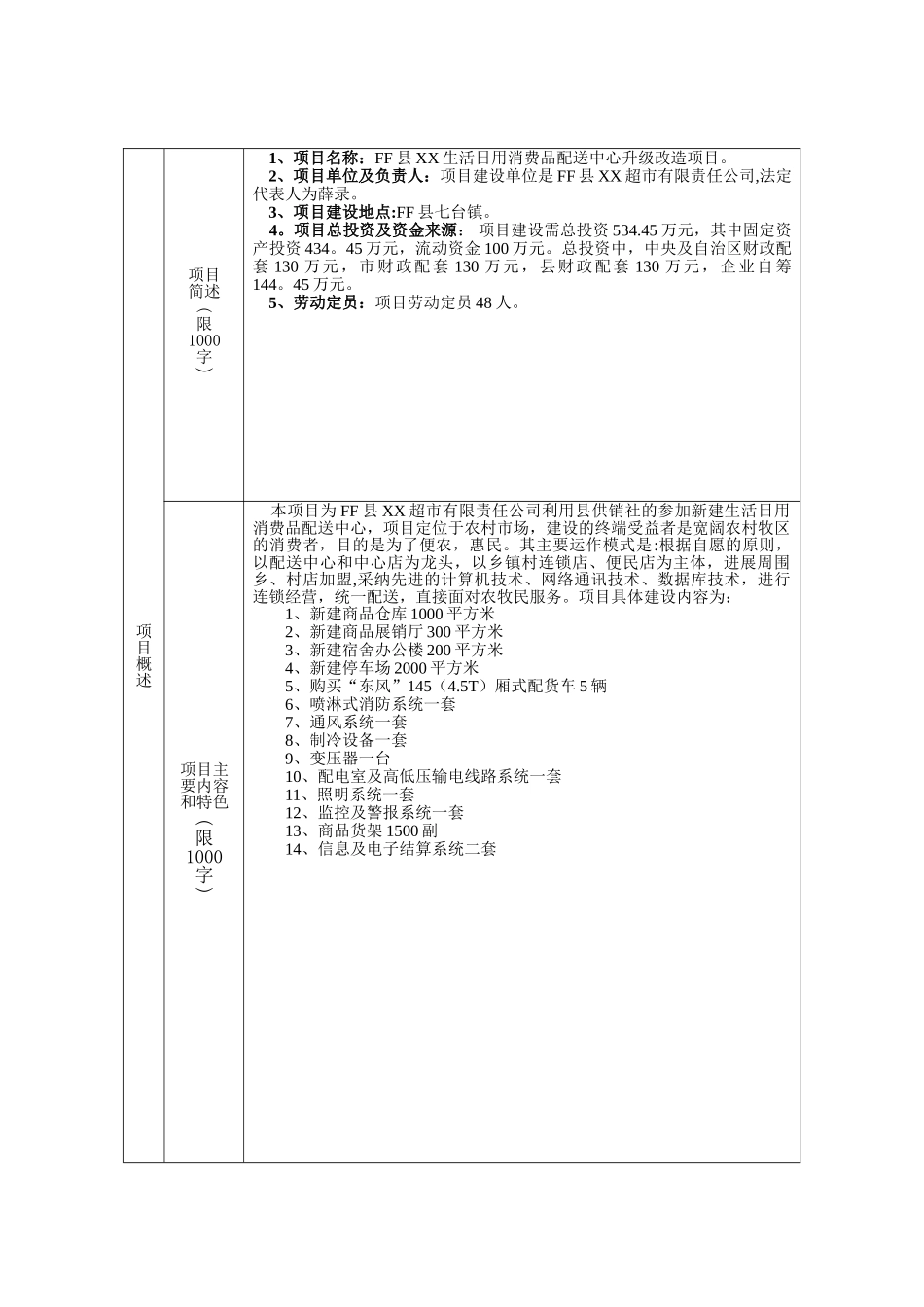 生活日用消费品配送中心升级改造项目可行性研究报告_第2页