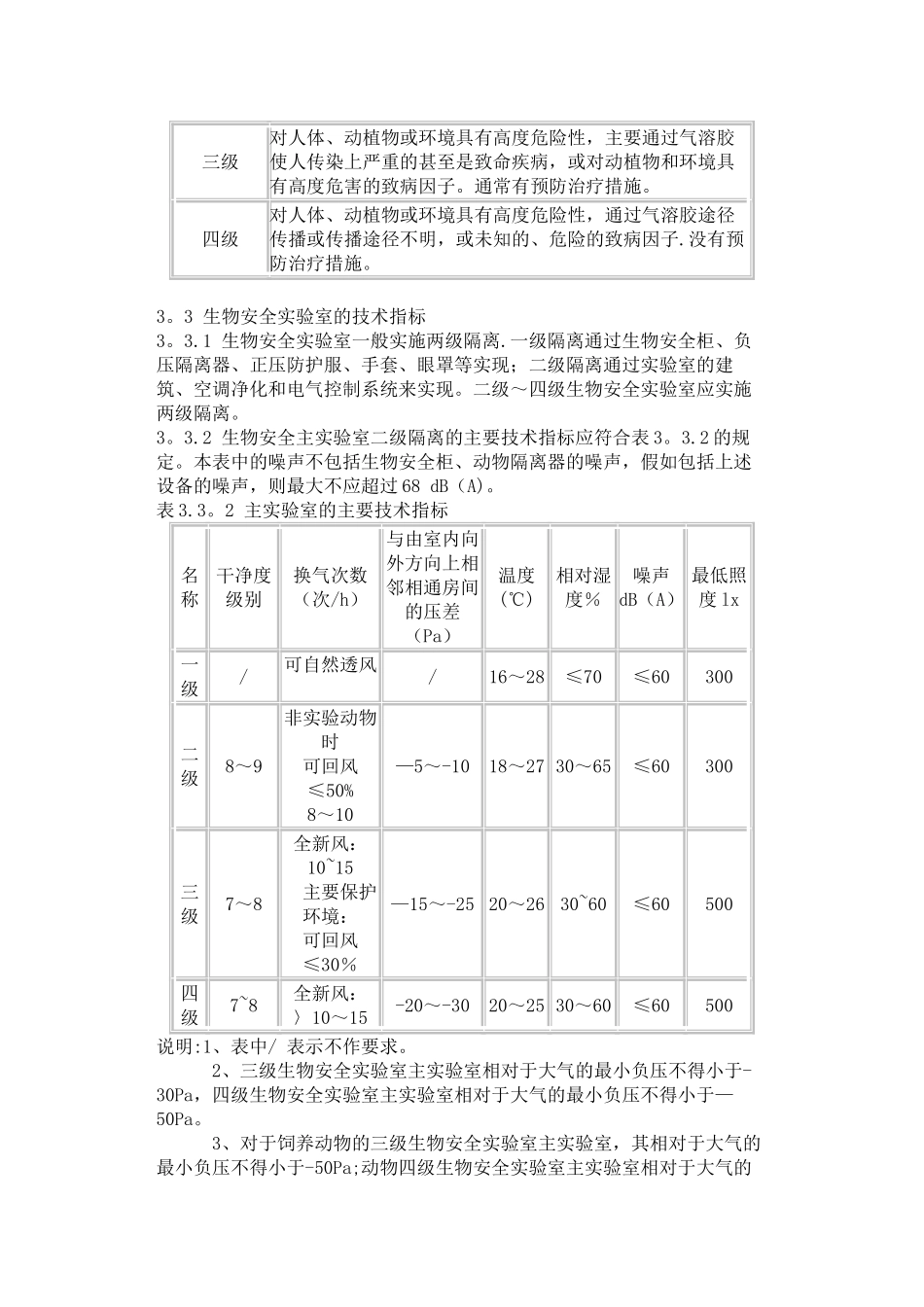 生物安全实验室建筑技术规范_第3页