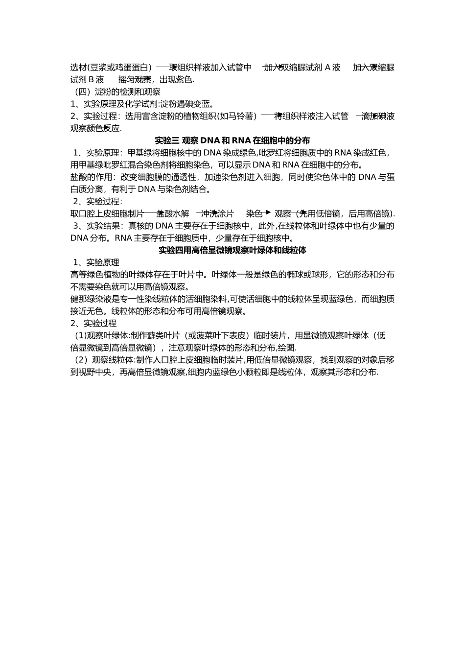 生物必修一实验总结_第2页