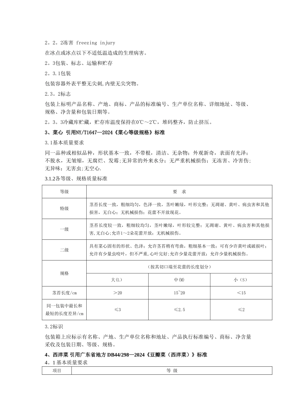 生鲜商品质量标准_第3页