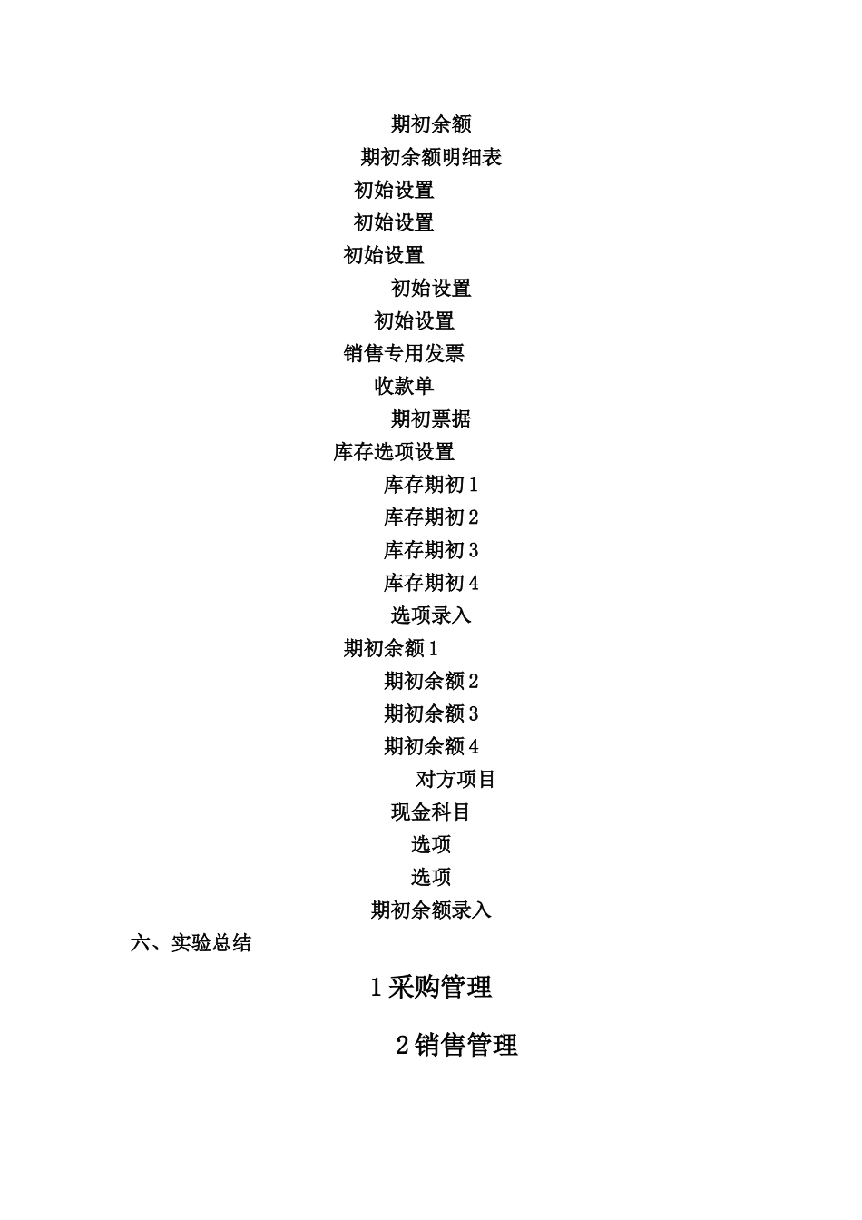 用友ERP供应链管理实训报告_第3页