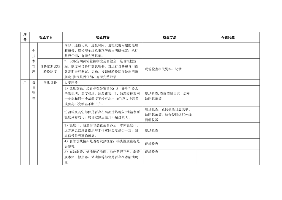 用电安全专项整治工作表_第2页