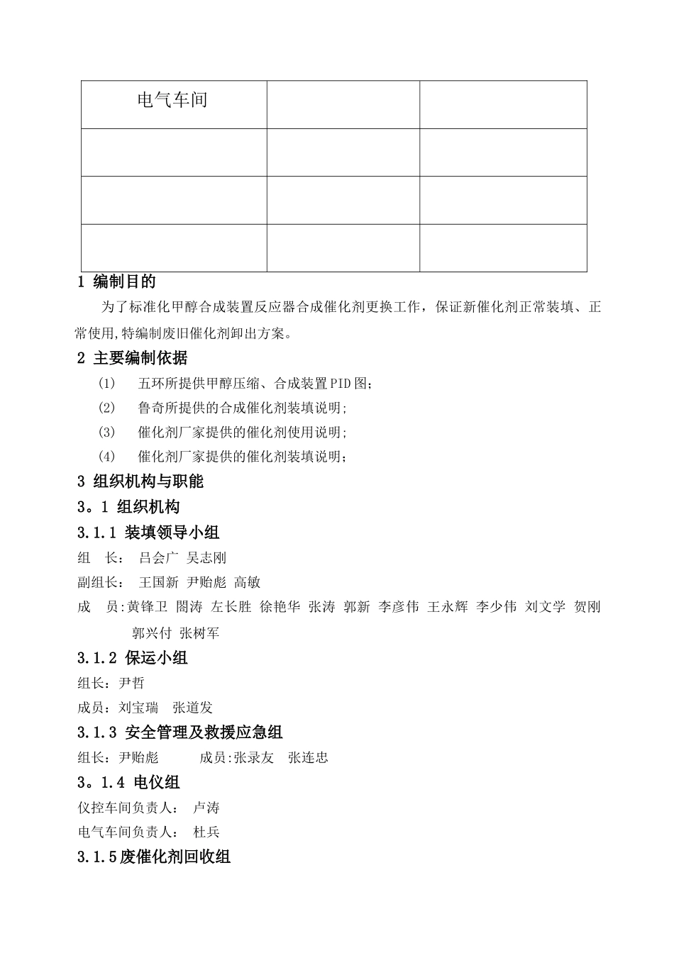 甲醇催化剂卸出方案_第2页