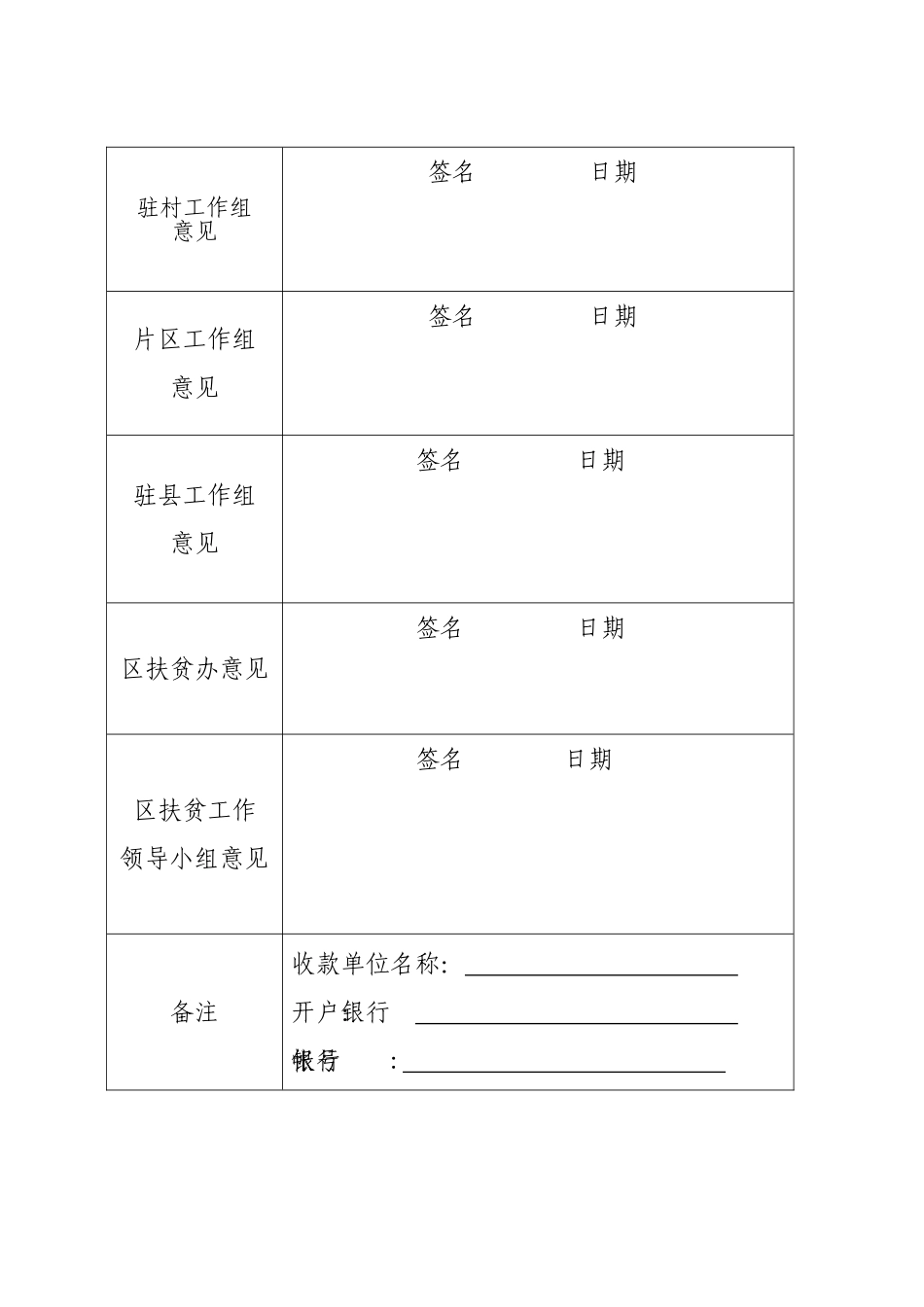 申请扶贫资料表格_第3页