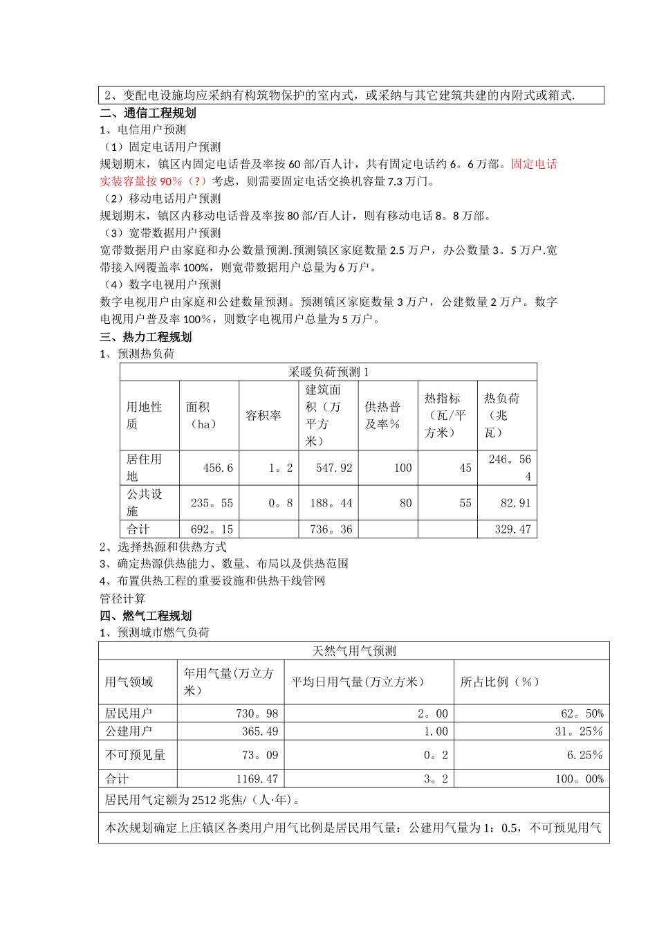 电力、通信、燃气、供热规划计算总结_第2页