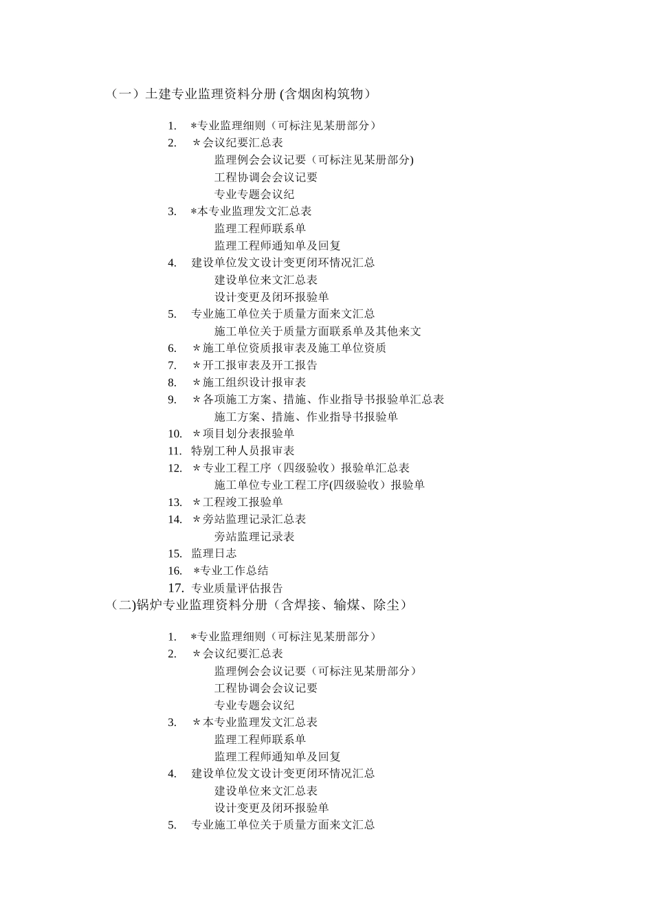 电力工程专业资料清单_第1页