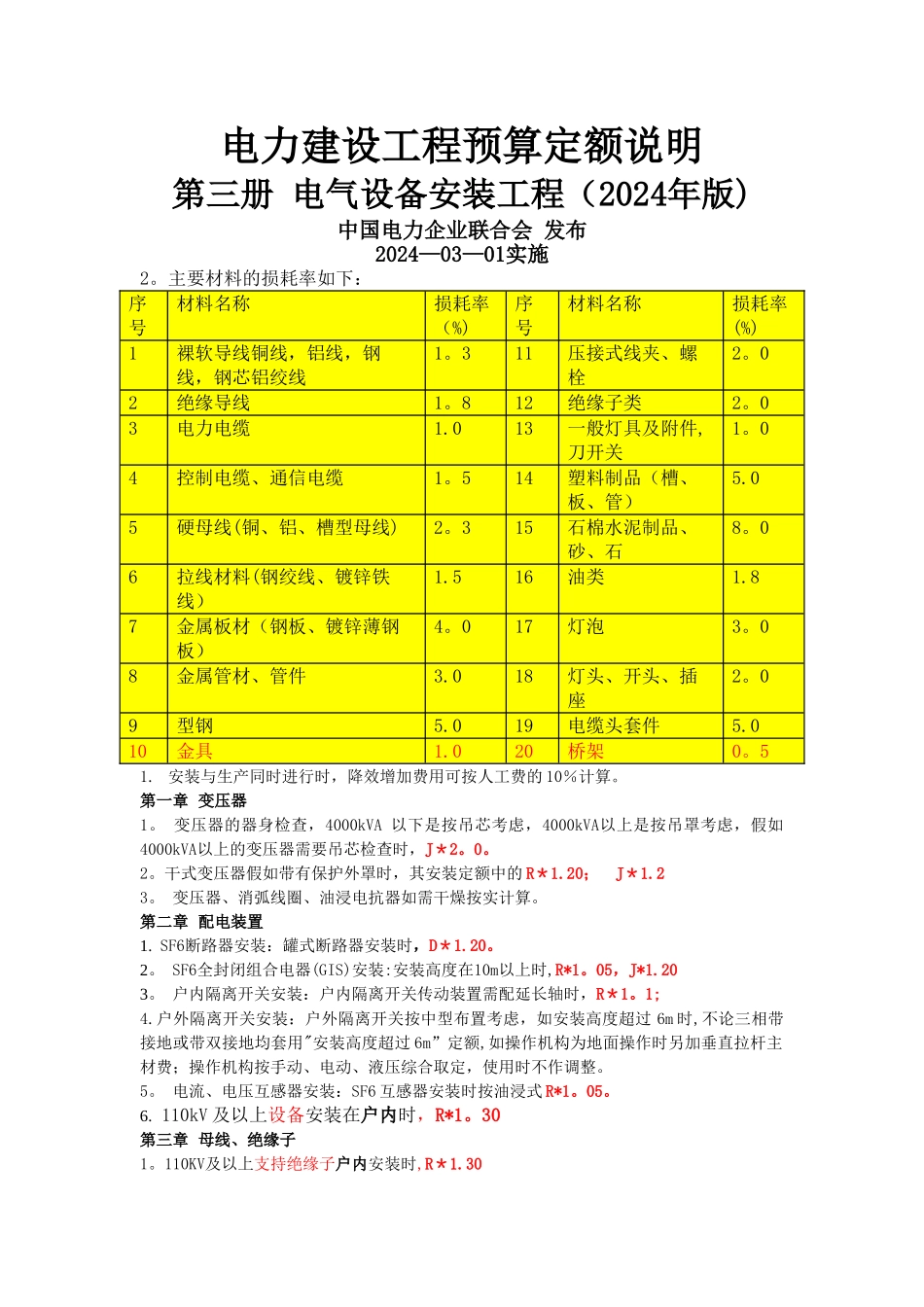电力建设工程预算定额_第1页