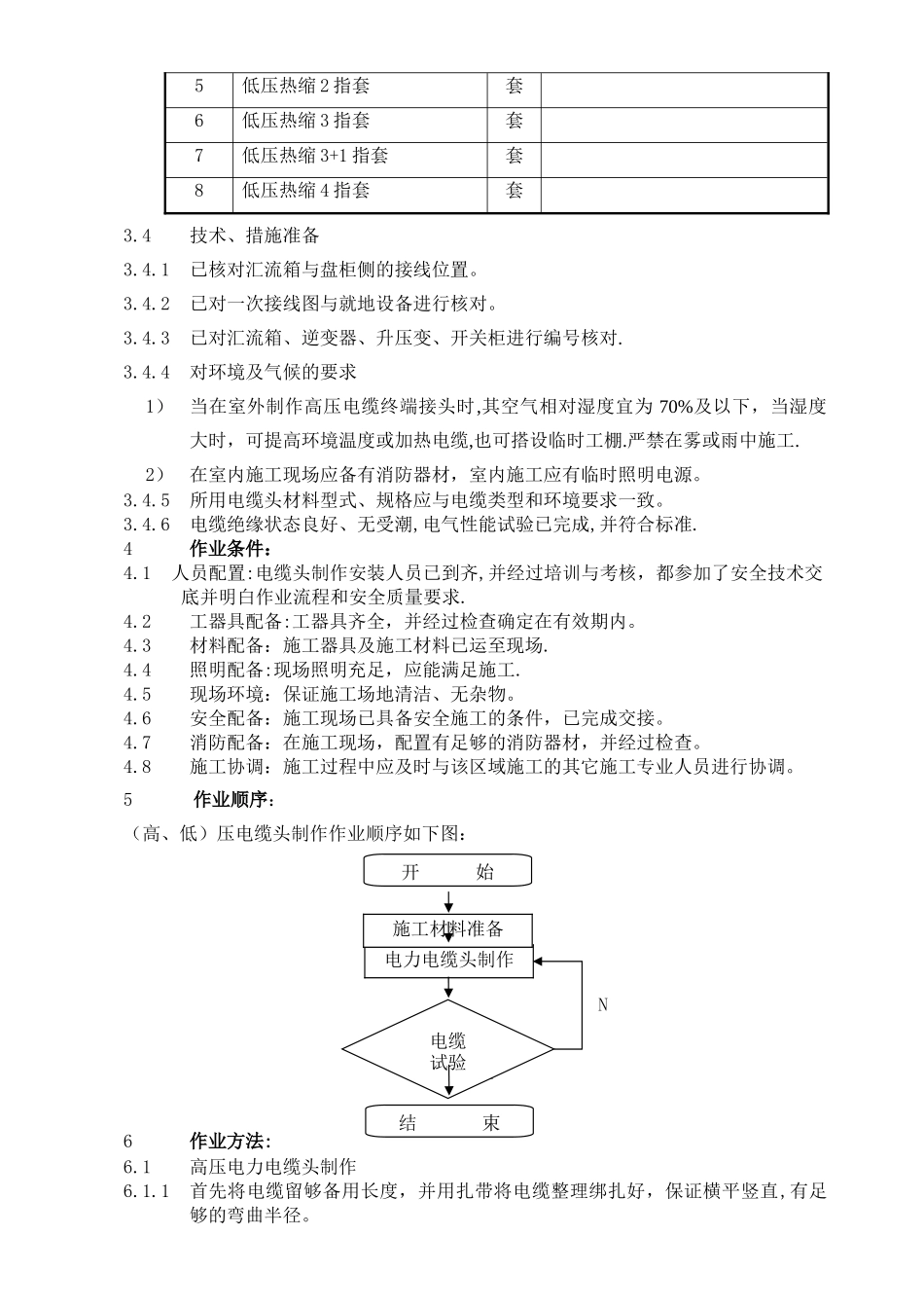 电力电缆头制作施工方案_第3页