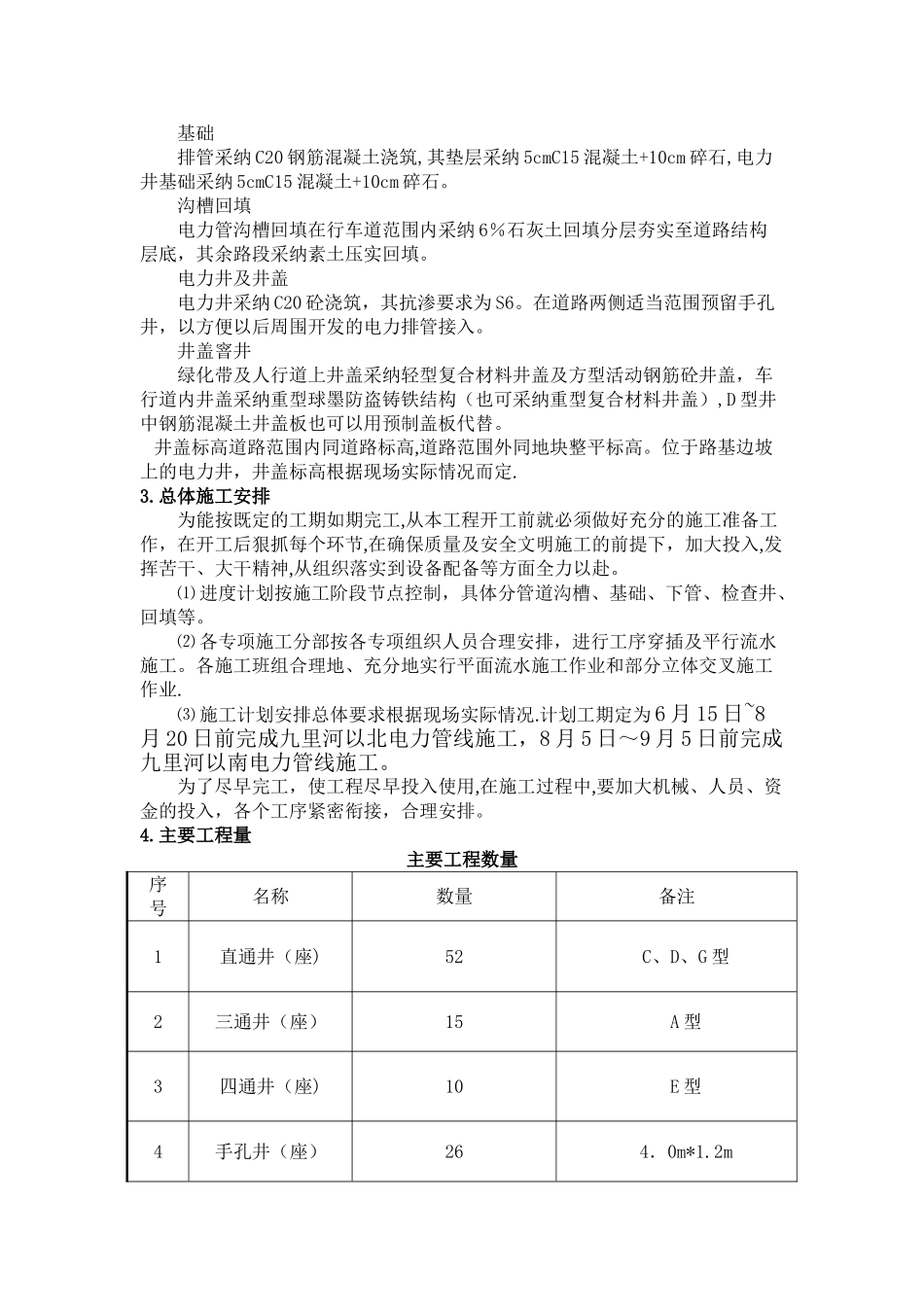 电力管施工技术交底[1]_第2页