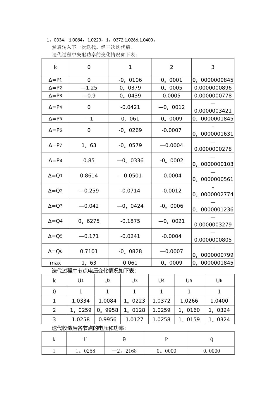 电力系统分析大作业matlab三机九节点潮流计算报告_第2页