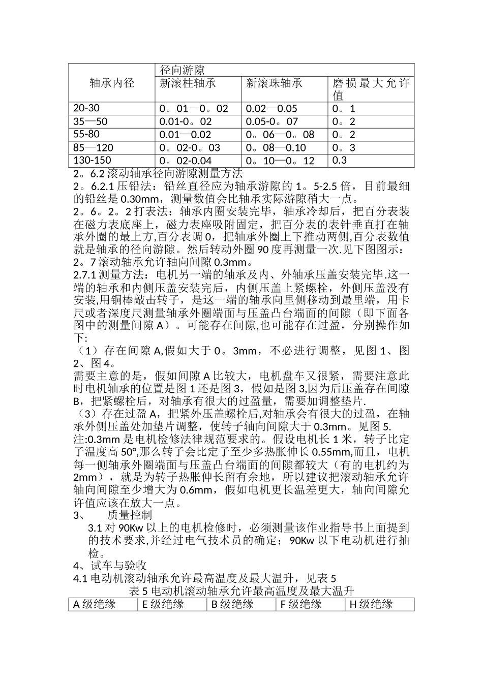 电动机更换滚动轴承及找正作业指导书_第3页