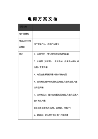 电商平台app方案