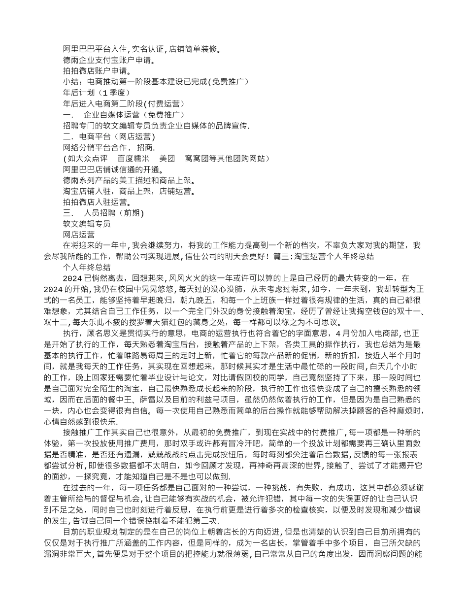 电商运营年度工作总结_第3页
