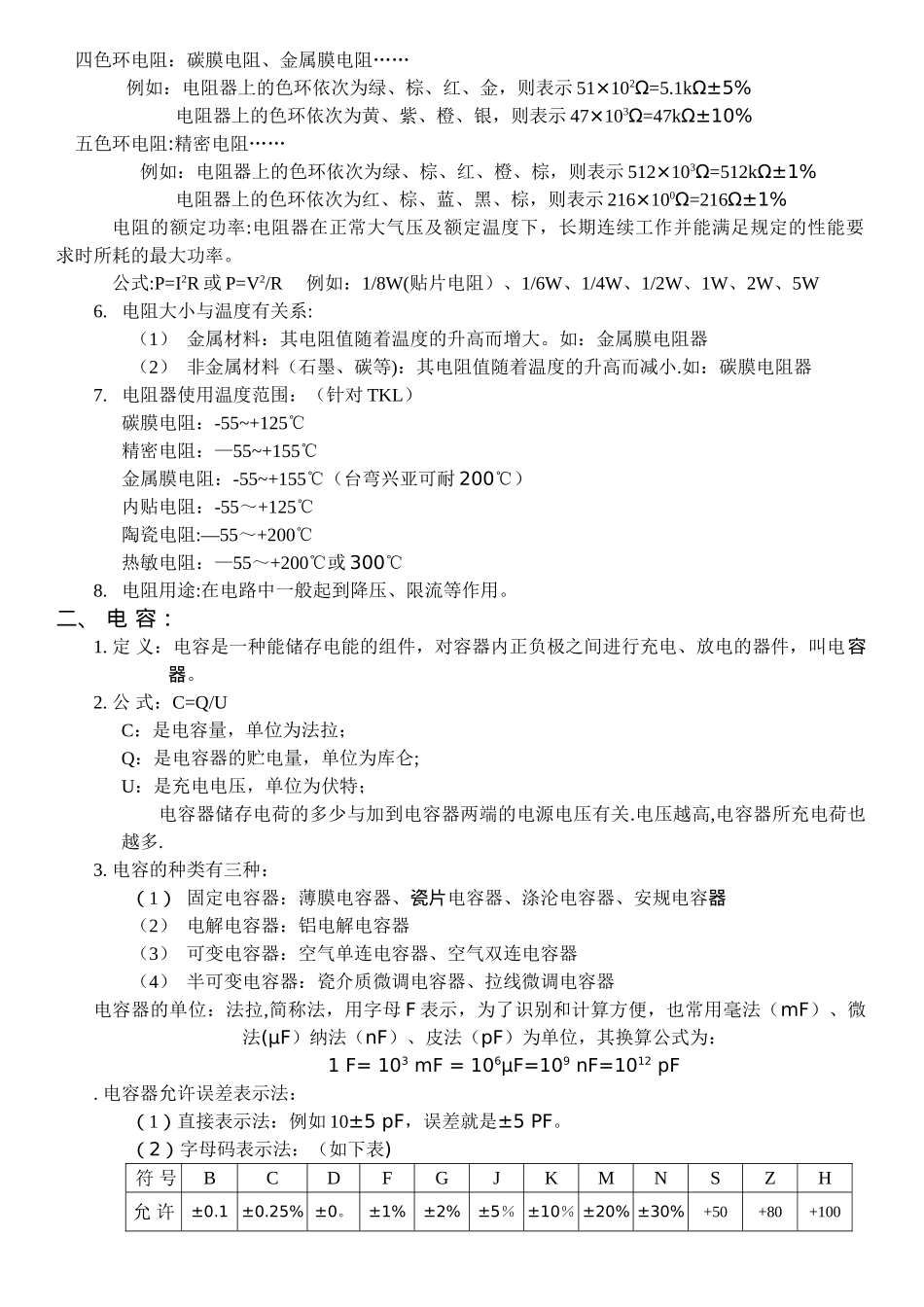 电子元件基础知识培训教材_第2页