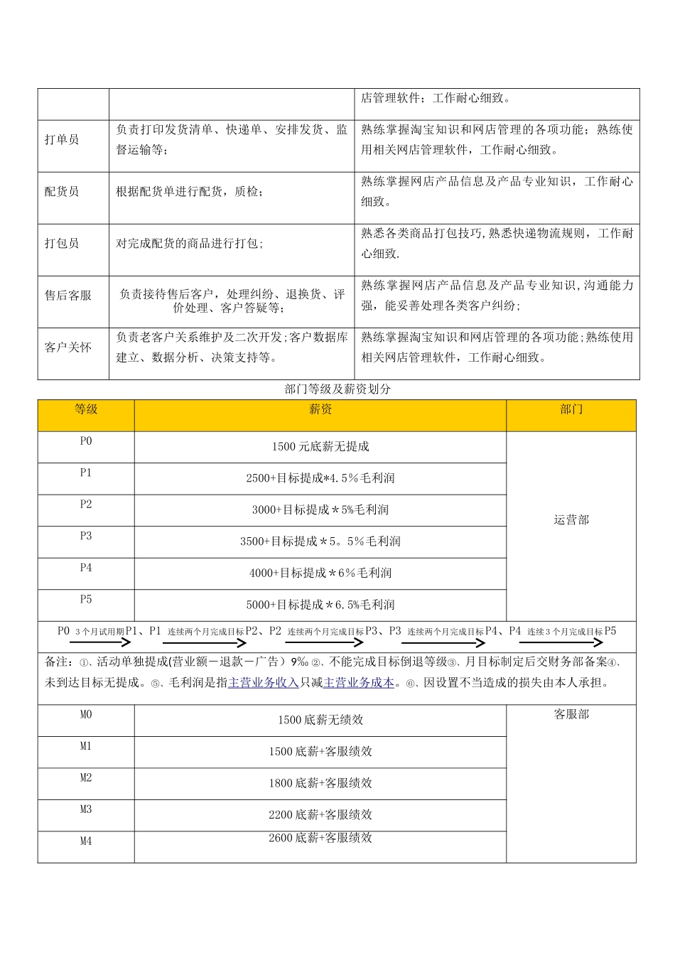 电子商务公司岗位职责及薪资_第2页